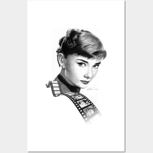 Hollywood stars: Audrey Hepburn Posters and Art